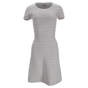 Michael Michael Kors Bandage Knee-Length Dress in White Viscose